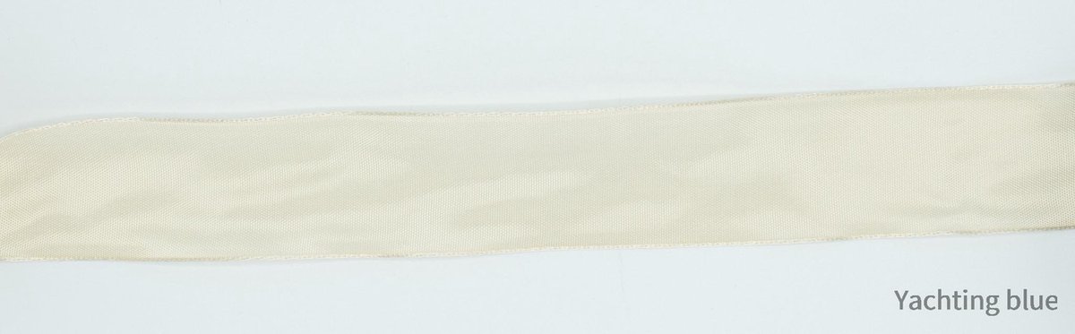 Sier band - ecru kleur - sierband met bedrade rand - fournituren - lengte 2 meter - lint - stof - afwerkband - naaien - decoratieband -
