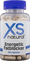 XS natural Energetic Fatblocker - 100 capsules - vetverlies - gezond afvallen - stimuleert vetverbranding - verlaagd cholesterolgehalte - 100% biologisch - afslanken -