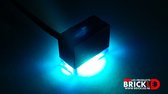 BrickLED 3 x Standaard lampje - Blauw - Verlichting Geschikt voor LEGO
