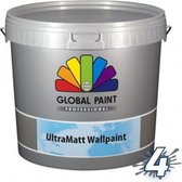 Global Paint UltraMatt Wallpaint 2.5 liter Lichte kleuren