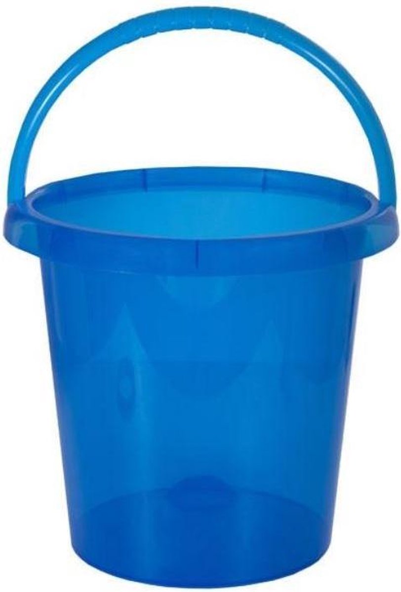 Seau Avec Couvercle 10L Bleu 1X 10 Litre - Apte Au Contact