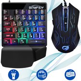 Game Toetsenbord 35 Toetsen – Ergonomisch - Gaming Keyboard - Gaming Mouse – One Hand Keypad – Keypad – Pc Gaming
