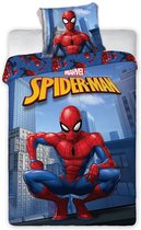Spiderman dekbedovertrek - 140 x 200 cm. - Spider-Man dekbed eenpersoons