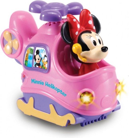 VTechToet Toet Auto's Disney Minnie Helikopter - Educatief Babyspeelgoed - 1 tot 5 Jaar
