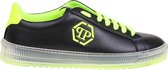 PHILIPP PLEIN Neon Rock Low-top Sneakers In Black