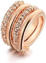 Rosé Spiral Ring