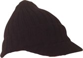 Exclusieve Dames Muts / Beanie Hat Cap | One Size | Zwart