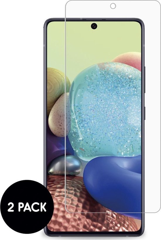 iMoshion Screenprotector Geschikt voor Samsung Galaxy A72 / M53 Tempered Glass - iMoshion Screenprotector Gehard Glas 2 pack