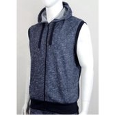 Bodywarmer.Met capuchon en aan de voorkant twee zakken. XL.