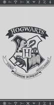 Warner Bros. Strandlaken Hogwarts 70 X 140 M Katoen Zwart/grijs