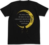 Assassination Classroom Koro-sensei & Crescent Moon T-shirt Black (S)