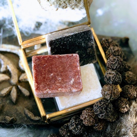 3 Amberblokjes (Jasmijn, Amber en Black musk)-originele Marokkaanse geurblokjes-giftset-huisparfum-amberblokje - Interior Scent