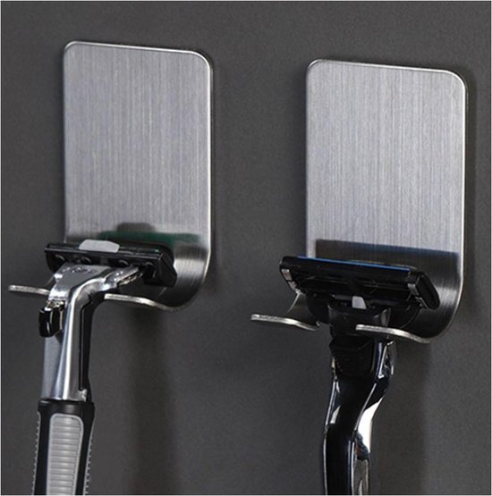 RVS Scheermes Houders - 2 Stuks