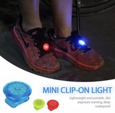 Mini Clip-On Light - Set van 3 - Lightweight - 3 Kleuren - Hardlopen - Zichtbaar