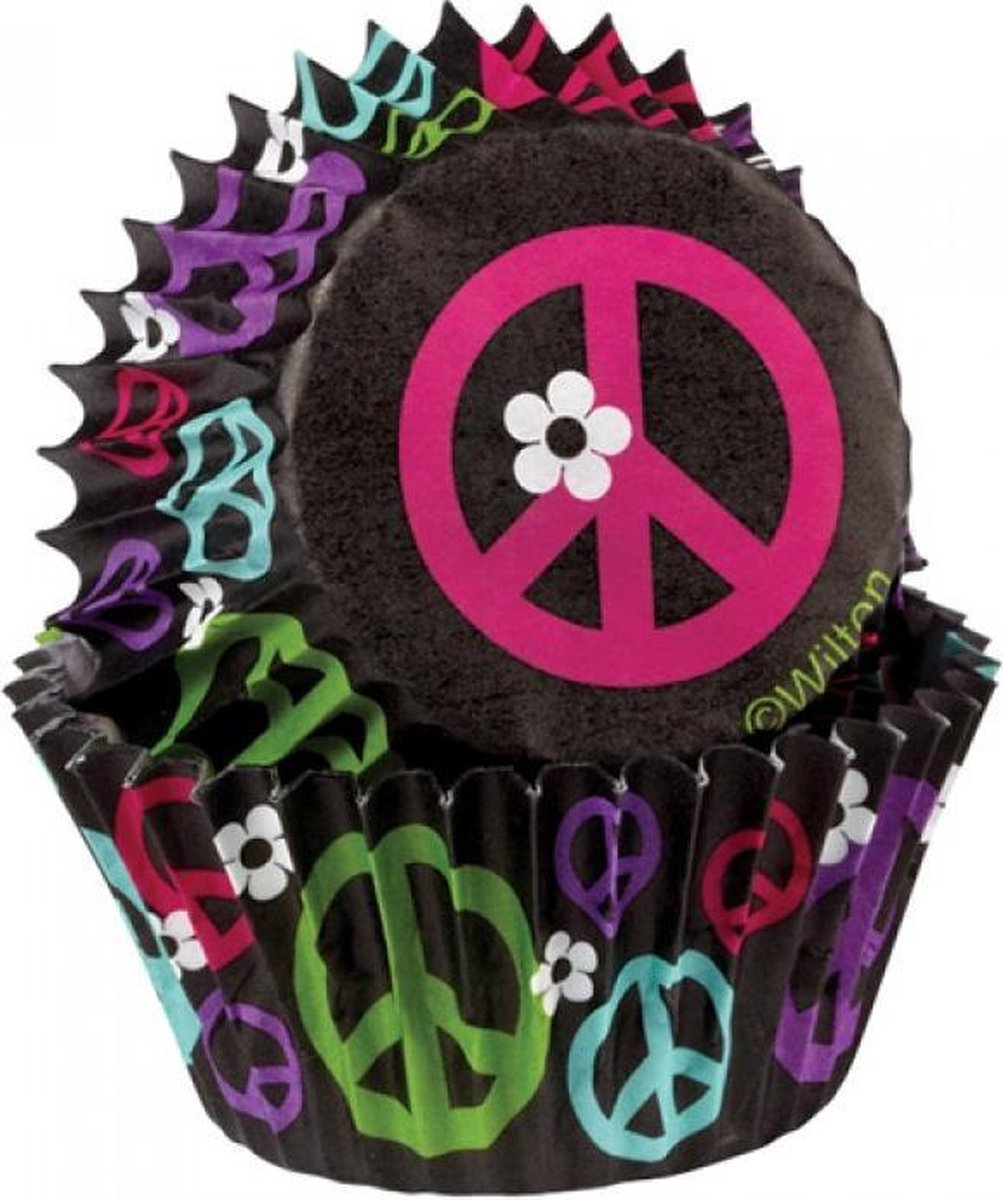 Wilton Baking cups Peace pk/75