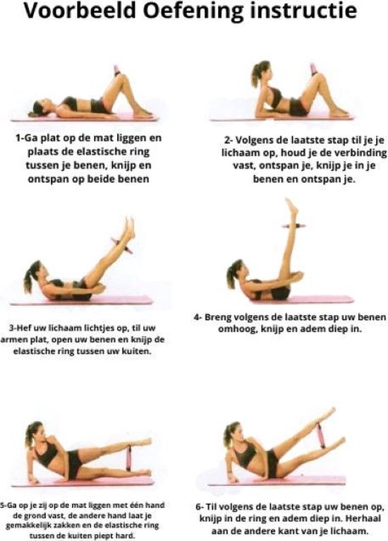 Vaardigheid Schat Leia Victoire Expression Pilates Ring voor Thuis Sporten - Pilates Oefeningen -  Sport Yoga... | bol.com