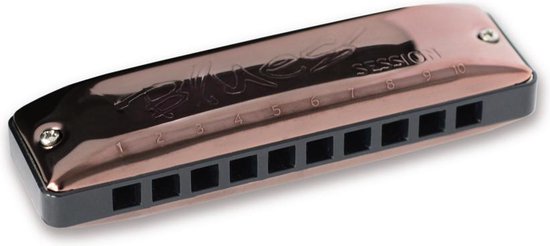 Foto: Seydel session standard mondharmonica antiek finish bluesharp a kwaliteit standaard richter stemming toonsoort c