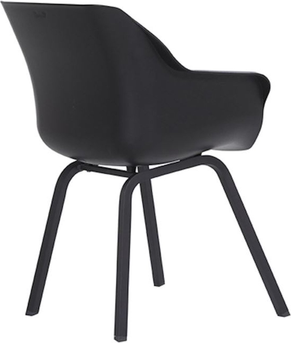 Hartman Sophie Element dining fauteuil baquet - Noir carbone