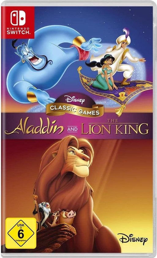 Disney Classic Games: Aladdin And The Lion King (Duitse Cover) SWITCH