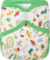 HappyBear - Pantalon à couches Insectes | 4-15kg - Lavable - Taille unique - Couches lavables - Housse