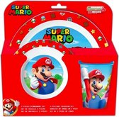 Mario Bros servies - 3 delig - Super Mario serviesset / ontbijtset