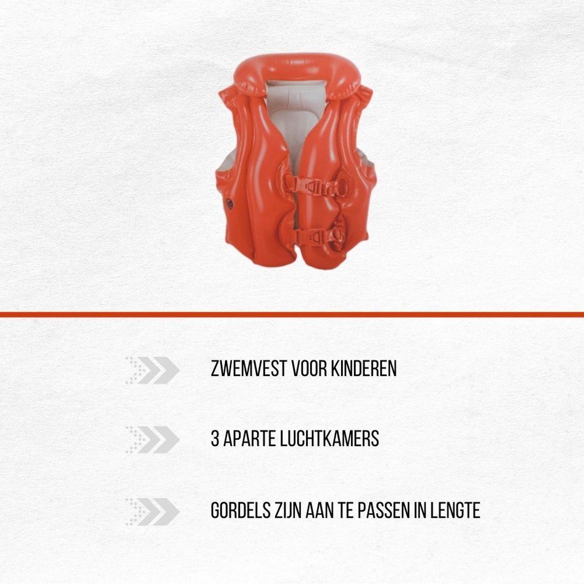 Intex Zwemvest - voor Kinderen - Reddingsvest - Oranje — afbeelding 5