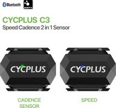 Cycplus C3 Cadanssensor en snelheidssensor in 1 - Garmin - Wahoo - Zwift - Tacx - Bryton - cadansmeter - snelheidsmeter