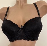 Dames BH push up met kant 70B/75A zwart