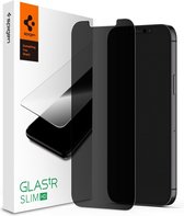 Spigen Glassprotector Privacy Coating iPhone 12 mini - Bescherming 9H