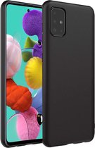 HGA Telefoonhoesje - Back Cover - Geschikt Voor Samsung Galaxy A52 5G - Zwart