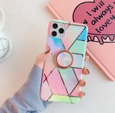 Samsung Galaxy A50 Marmer Hoesje | Back Cover Case | met Ring Houder | Diverse kleuren