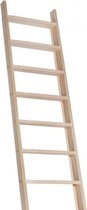 Zoldertrap - 7 treden - Stahoogte 143 cm - Houten ladder - Molenaarstrap - Grenen trap