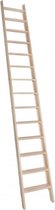 Zoldertrap - 12 treden - Stahoogte 243 cm - Houten ladder - Molenaarstrap - Grenen trap