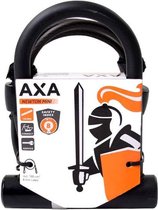 Axa Newton Pro U-Lock Mini Beugelslot + Kabel - 100cm - Zwart