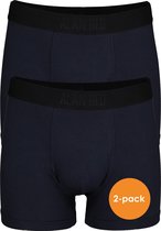 ALAN RED boxershorts Bomber bamboo (2-pack) - donkerblauw -  Maat: M