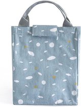 Lunchtas Stippen - Thermische tas / Koeltas - Grijs