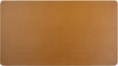 Cosy en Trendy Placemat - Bruin - 43x30cm - Leder - (set van 6) en Yourkitchen E-kookboek
