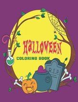 Halloween Coloring Book: A Spooky Coloring Book For Kids