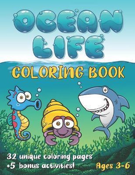 Ocean Life Coloring Book, Quinton O Press 9798656445030 Boeken