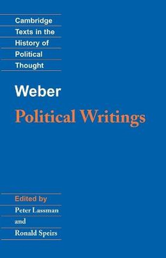 Weber Political Writings - cover