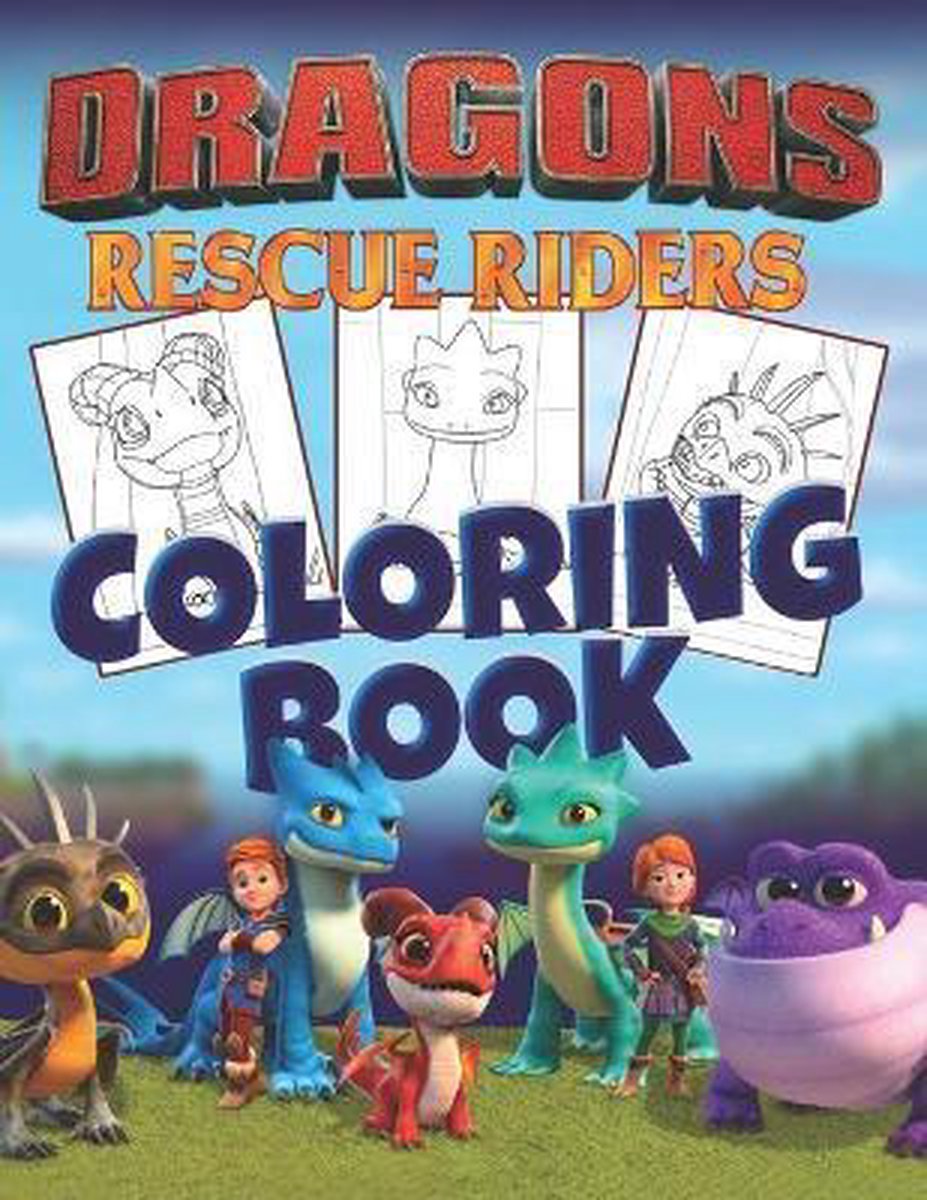 Dragons Rescue Riders Coloring Book, Banana Books | 9798667011682 | Boeken  | bol.com