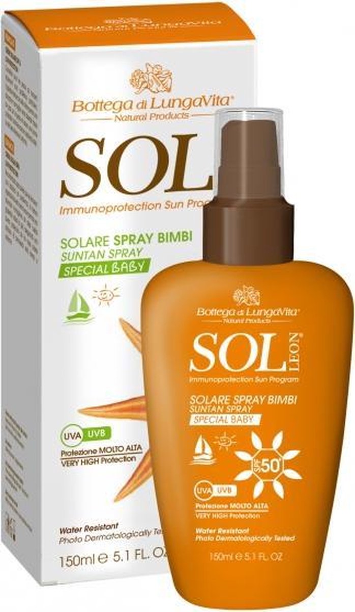 SOL Léon - Sun Protection Body Spray SPF50 - Extreme | Special Baby (150ml)