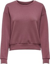 Only Play - Lounge LS O-Neck Sweat - Dames Sweater - XL - Roze