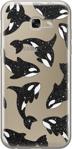 Samsung Galaxy A5 2017 siliconen hoesje - Orka - Soft Case Telefoonhoesje - Transparant - Print