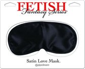 Satin Love Mask - Black