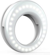 LED Selfie Ring lamp - 18 RGB - 13 Helderheidsniveaus - Oplaadbare Batterij - Telefoon - Laptop - PC - Tiktok - Youtube - Streaming - Twitch - Make-up