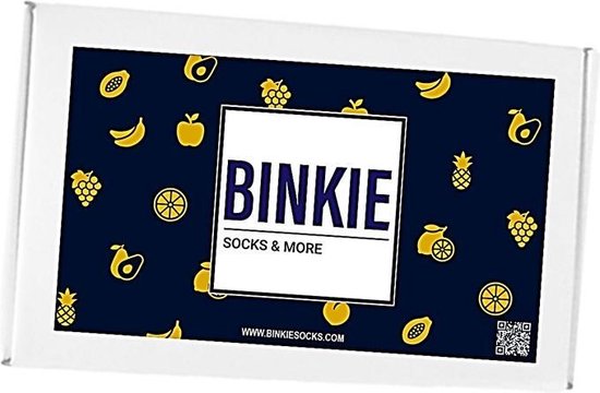 Binkie Socks Box | 2 paar Heren Sokken |Watermelon Hotdog Snack Sokken | Maat 43-46 - Binkie Socks