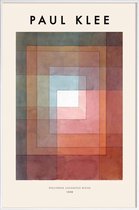 JUNIQE - Poster met kunststof lijst Klee - White Framed Polyphonically