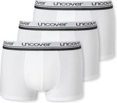 Schiesser Uncover Heren Shorts - Wit - 3-Pack - Maat L