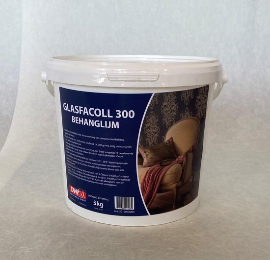 Behanglijm kant en klaar Glasfacoll 300 5kg bol